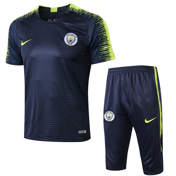 Entrenamiento Manchester City Conjunto Completo 2018/19 Azul Verde